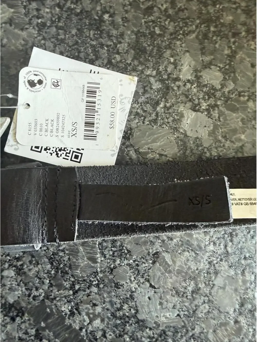 Free People Women's Black Belt